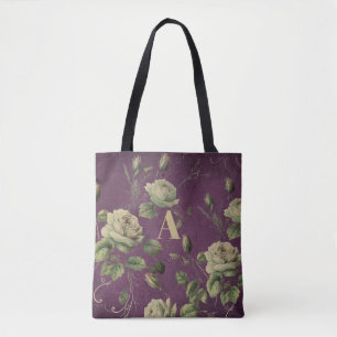 Bolsa Tote Monograma Floral Vintage