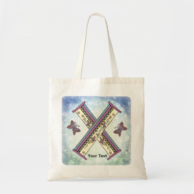 Bolsa Tote Monograma Floral X (Frente)