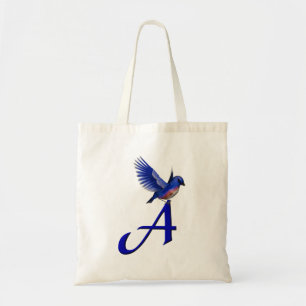 Bolsa Tote Monograma Inicial A de Bluebird