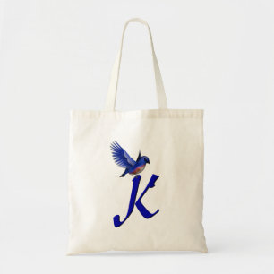 Bolsa Tote Monograma Inicial de Bluebird K