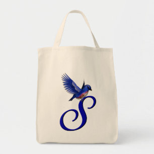 Bolsa Tote Monograma Inicial de Bluebird S