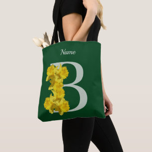 Bolsa Tote Monograma Inicial de Narciso Personalizado B