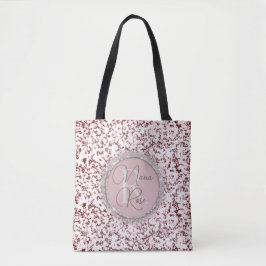 Bolsa Tote Monograma - Mármaco Rosa