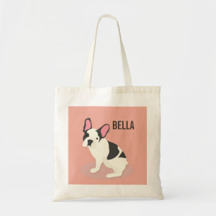Bolsa Tote Monograma.O Bulldog Francês Bonito.