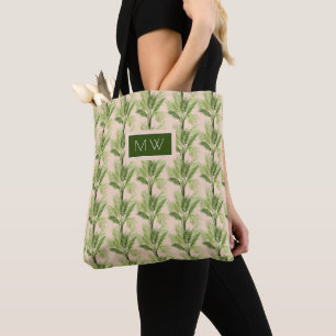 Bolsa Tote Monograma  Oásis Indoor  Padrão de Árvore Palm
