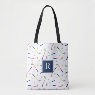 Bolsa Tote Monograma Personalizado Bonito - Mulheres com Padr