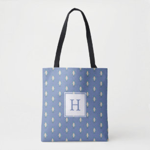 Bolsa Tote Monograma personalizado de pinguins