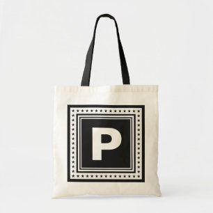 Bolsa Tote Monograma personalizado e sacos de toques colorido