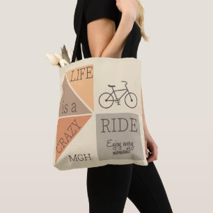 Bolsa Tote Monograma personalizado é uma corrida louca