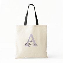 Monograma Personalizado Lilás Moderno e Elegante