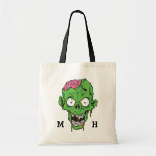 Bolsa Tote Monograma personalizado Sacos de tote Zombie