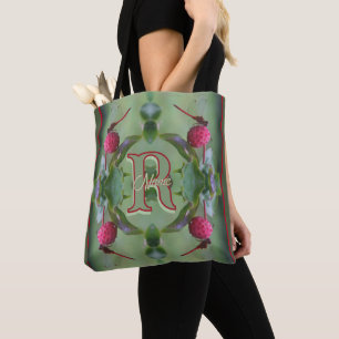Bolsa Tote Monograma Personalizado Seu Nome Inicial Arte de L