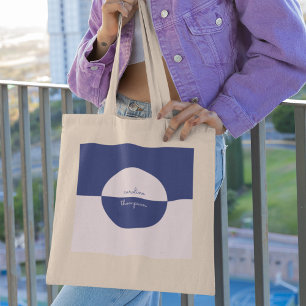 Bolsa Tote Monograma Purple e Script Único