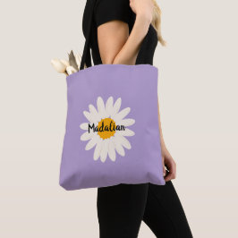 Bolsa Tote Monograma tão chique roxo no verão