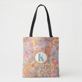 Bolsa Tote Monograma Trippy Floral Mood Nostálgico