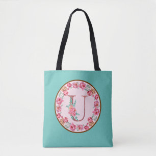 Bolsa Tote Monograma U - Letra com cor de pedreiro