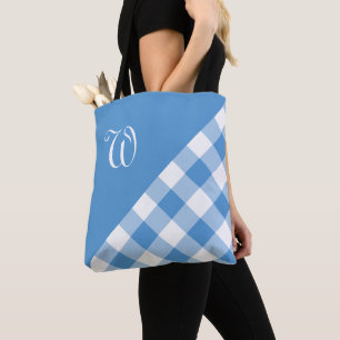Bolsa Tote Monograma - Verificação Geométrica de Buffalo B