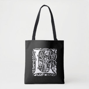 Bolsa Tote Monograma Vintage L Art Nouveau