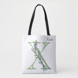Bolsa Tote Monograma X Lavanda Eucalipto