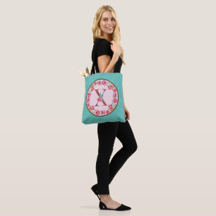 Bolsa Tote Monograma X - Letra com barra de ferramentas de im