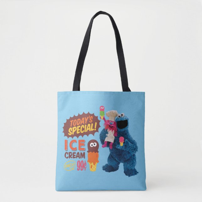 Bolsa Tote Monster Foodies | Especial de hoje (Frente)
