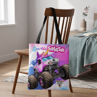 Bolsa Tote Monster Jam Sparkle Smash