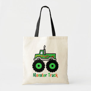 Bolsa Tote Monster truck verde