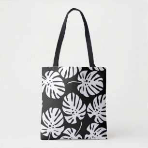 Bolsa Tote Monstera Colorido Deixa Abstrato Floral