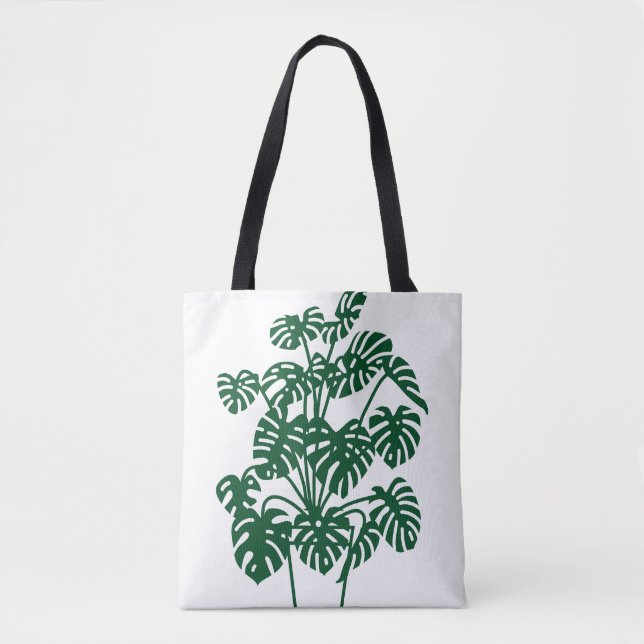 BOLSA TOTE MONSTERA NO POTE (Frente)