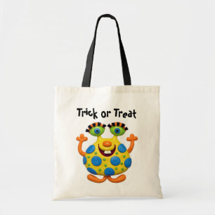 Bolsa Tote Monstro amarelo manchado