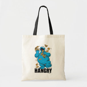 Bolsa Tote Monstro Biscoito Retro Faminto