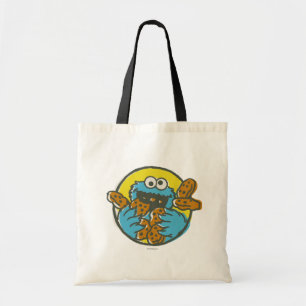 Bolsa Tote Monstro Come Biscoitos Retrô