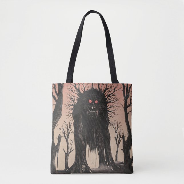 Bolsa Tote Monstro da Árvore Yokai Japonês (Frente)