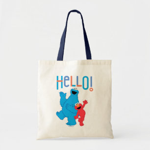 Bolsa Tote Monstro das Bolachas & Elmo Olá!