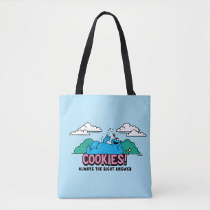 Bolsa Tote Monstro de cookies Cookies Sempre a resposta cer