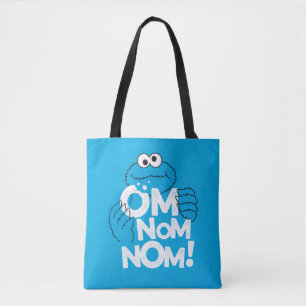 Bolsa Tote Monstro de cookies   Om Nom Nom!