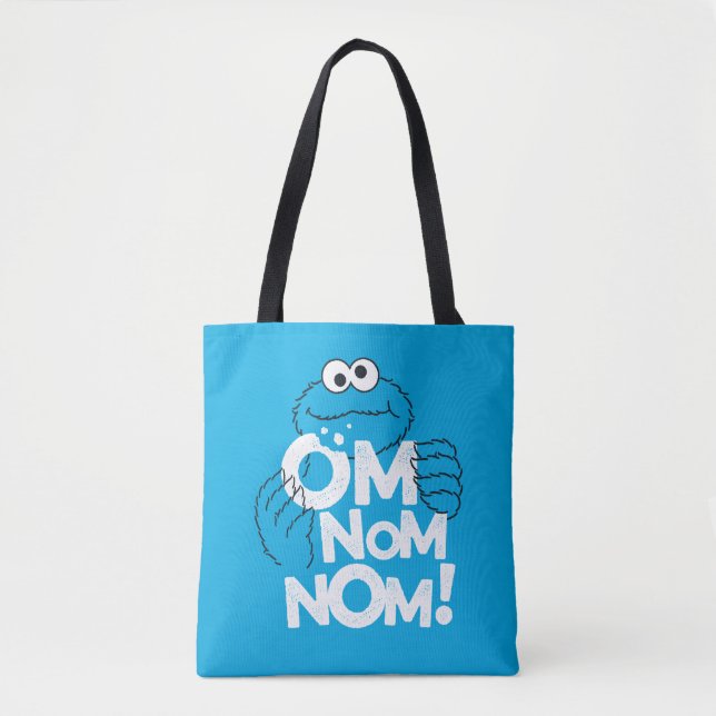 Bolsa Tote Monstro de cookies | Om Nom Nom! (Frente)