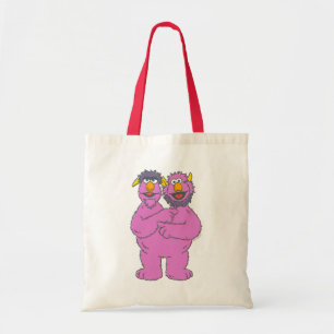 Bolsa Tote Monstro de Duas Cabeças da Rua Sésamo