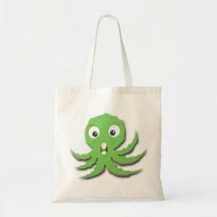 Bolsa Tote Monstro de mar verde bonito