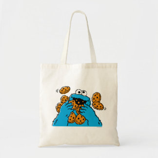 Bolsa Tote Monstro dos Biscoitos Comendo Todos os Biscoitos