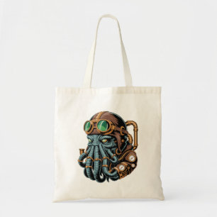 Bolsa Tote monstro steampunk Cthulhu