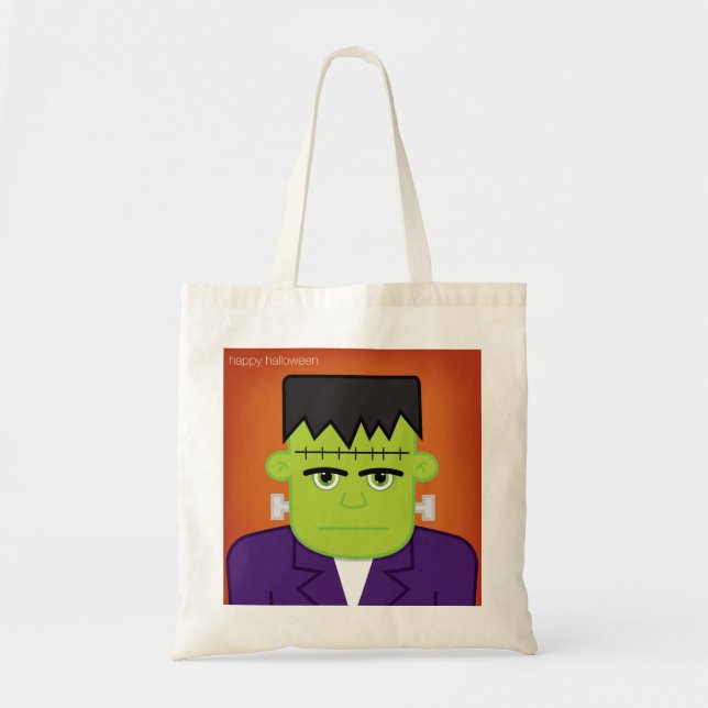 Bolsa Tote Monstro verde (Frente)