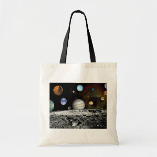Bolsa Tote Montagem de Imagens do Sistema Solar pela Voyager 
