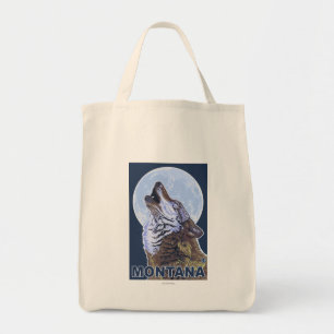 Bolsa Tote MontanaWolf que urra