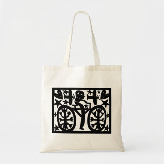 Bolsa Tote Montando minha bicicleta no país sobre um sábado
