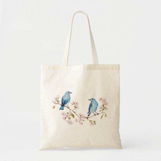 Bolsa Tote Montanha Bluebird na Seção Sakura (Frente)
