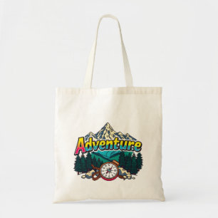 Bolsa Tote Montanha de Aventura – Design de Natureza para Cam