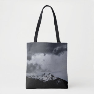 BOLSA TOTE MONTANHA DE NEVE EM NUVENS DRAMÁTICAS