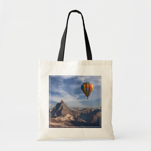Bolsa Tote Montanhas | Alpes suíços de Matterhorn de Ar Quent (Frente)