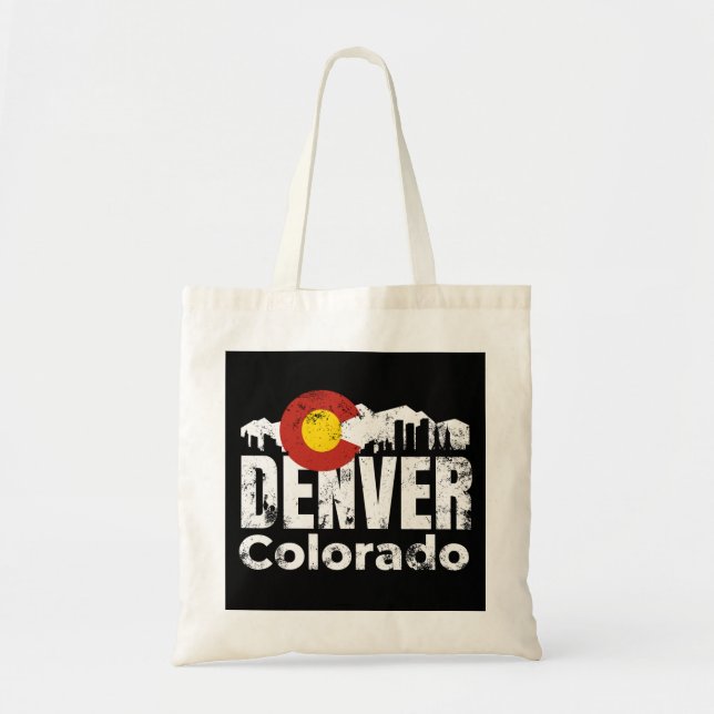 Bolsa Tote Montanhas Denver Colorado (Frente)